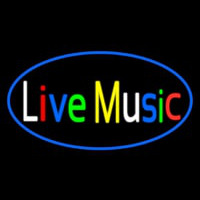 Live Music 2 Neon Sign