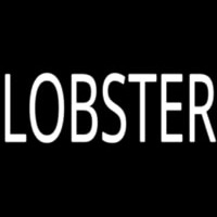 Lobster Block Neon Sign