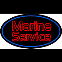 Marine Service Neon Sign