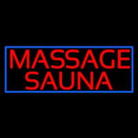 Massage Sauna Neon Sign