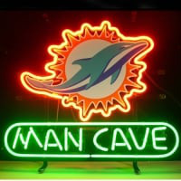 Miami Dolphin Man Cave Neon Sign