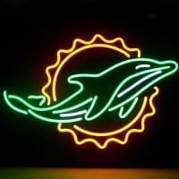 Miami Dolphin Neon Sign