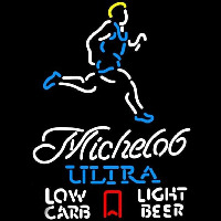 Michelob Ultra Light Low Carb Jogger Beer Sign Neon Sign