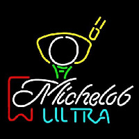 Michelob Ultra Red Ribbon PGA Golf Neon Sign