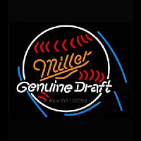 Miller Baseball Neon Sign