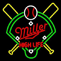 Miller High Life Baseball Neon Sign