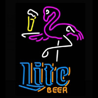 Miller Lite Flamingo Neon Sign