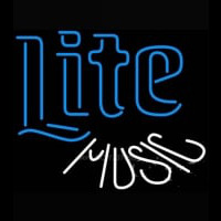 Miller Lite Music Neon Sign