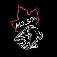 Molson Canadian Bulls Neon Sign