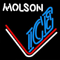 Molson Ice Hockey Neon Sign