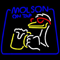 Molson On Tap Duck Neon Sign