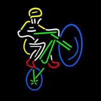 Mountain Biker Neon Sign