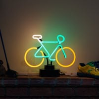 Moutain Bike Desktop Neon Sign