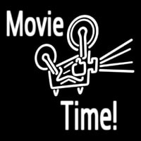 Movie Time Neon Sign