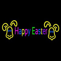 Multicolor Happy Easter Neon Sign