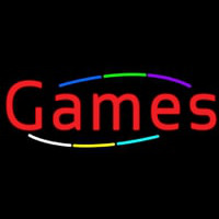 Multicolored Deco Style Games Neon Sign