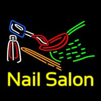 Nail Salon Logo Neon Sign