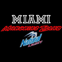 Natural Light Miami University Band Board Beer Sign Neon Sign