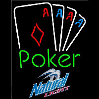 Natural Light Poker Tournament Beer Sign Neon Sign