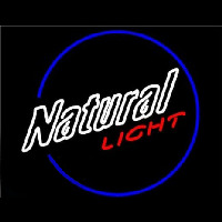 Natural Light Round Neon Sign