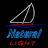 Natural Light Sailboat Neon Sign