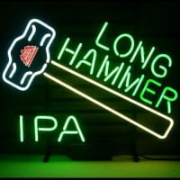 New Redhook Long Hammer Ipa Beer Real Neon Sign
