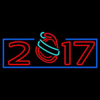 New Year Christmas Hat Neon Sign
