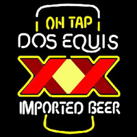 On Tap Dos Equis Beer Sign Neon Sign