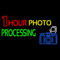 One Hour Photo Processing Neon Sign