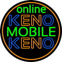 Online Keno Mobile Keno 2 Neon Sign