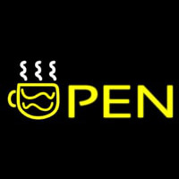 Open Coffee Neon Sign