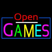 Open Games Neon Sign