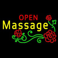 Open Massage Neon Sign