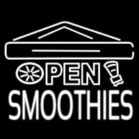 Open Smoothies Neon Sign