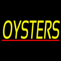 Oysters Block 1 Neon Sign