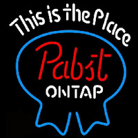 Pabst Light This is the Place Beer Sign Neon Sign