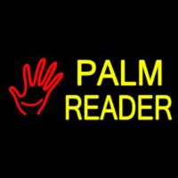 Palm Reader Logo Neon Sign