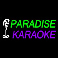 Paradise Karaoke Neon Sign