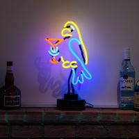 Parrot Cocktail Desktop Neon Sign
