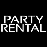 Party Rental 1 Neon Sign