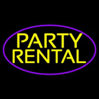 Party Rental 2 Neon Sign