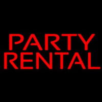 Party Rental Neon Sign