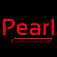 Pearl Red Line Neon Sign