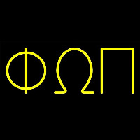 Phi Omega Pi Neon Sign