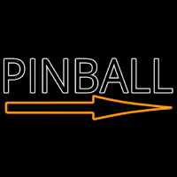 Pinball With Arrow 1 Neon Sign