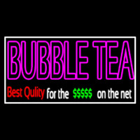 Pink Double Stroke Bubble Tea Neon Sign