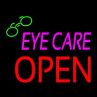 Pink Eye Care Block Open Neon Sign