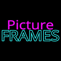 Pink Picture Frames 1 Neon Sign