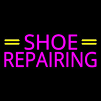 Pink Shoe Repairing Neon Sign