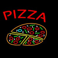 Pizza With Logo Neon Sign